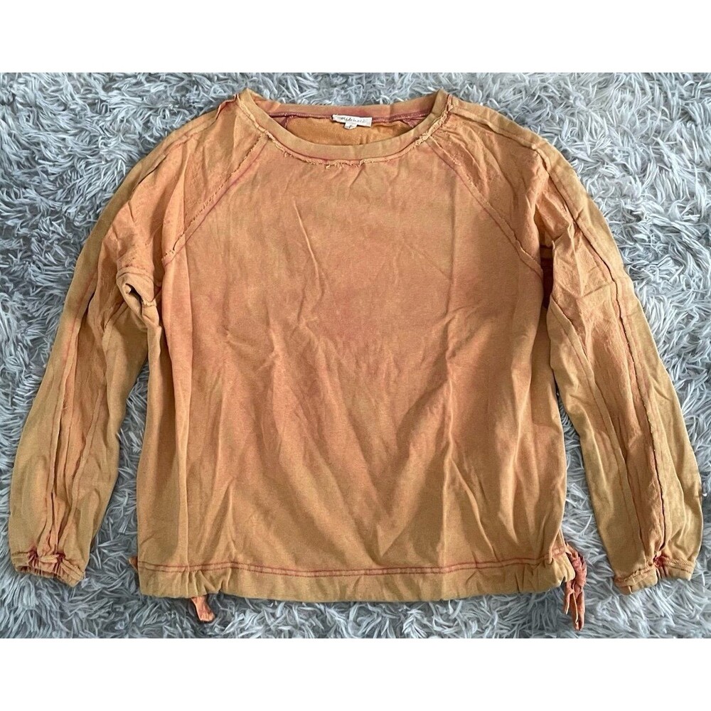Oli & Hali top Oli Hali shirt oli and hali crew neck longsleeve shirt camel boho - Picture 4 of 9
